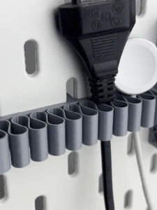 Multi-Color Universal Cable Storage Rack Suitable for IKEA SKADIS Hole Board Accessories Adjustable Metal Square round Hole