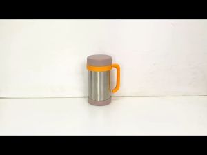RELAX Stainless Steel Thermal Mug - Orange (450ml)