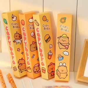 5in1 Gel Pen Set Capybara Stationery Sticker Pen Ink School Supplies