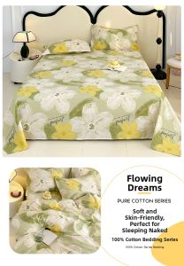 AITONGNUAN | 100% Cotton Class A Maternity Grade All-season Single Bed Sheet 1.5m