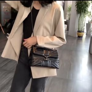 TAS SELEMPANG WANITA IMPORT/TAS TALI RANTAI