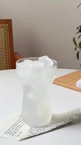 Nexlent 400ml Drinking Glass Juice Cup Cold Water Bottle Drinking Juice Coffee Cups