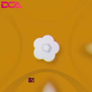 𝗦𝗜𝗠𝗣𝗟𝗘 Creative Festive Flower Fruit Plate Candy Storage Box 5 Grids Nuts Snack Tray Rotating Candy Gift Box  (High Capacity )