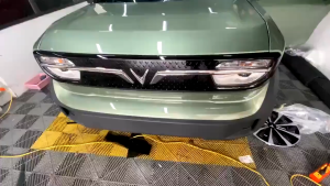 Ốp Mâm Xe VinFast VF3 16 Inch – Bộ 4 Cái Có Logo Gắn Nhanh Trang Trí Mâm Xe Thể Thao Sang Trọng