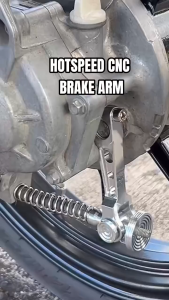 CNC BRAKE WITH SPRING HONDA/YAMAHA ALLOY UNIVERSAL