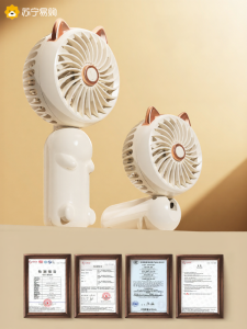 Portable Mini Handheld Folding Fan USB Charging Small Desktop Electric Fan Compact Size for Students On-The-Go Cooling