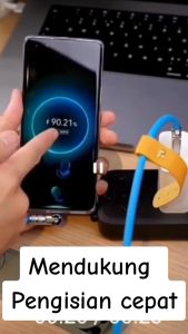 KABEL DATA TYPE C / MICRO USB 120W 6A 1.5M / KABEL DATA ROTARY SUPER CABLE 120W 6A FAST CHARGING