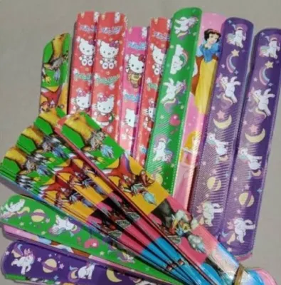 penggaris jepret gelang isi 20 pcs / mainan anak