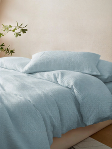 Mercury | High-Quality Simple Cotton Double Layer Fabric Bedding Set