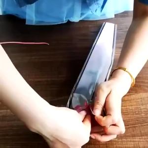 50pcs Flower Packaging Transparent Bag Waterproof Bouquet Wrapper for Birthday Graduation Gift