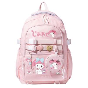 ZEEMIN Halloween Christmas Cinnamoroll Kuromi Hello Kitty Anime Backpack: A Cute & Lightweight School Bag