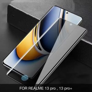 anti spy tempered glass realme 13 pro  13 pro plus bahan kaca lengkung