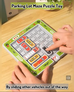 Maze Parking Puzzle Game Maze Car Huarongdao Childrens Logic Thinking Training Toy Gift