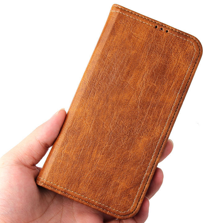 Distressed Bark Pattern iPhone 15 Pro Max Leather Flip Case Cover Topstitch Card Holder Wallet iPhone 11 12 13 14 Pro Max Full Body Shockproof Protective Folio Case with Stand