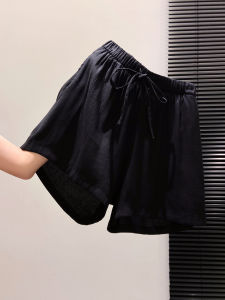 Quần Short Cao Thắt Dây Trắng Ôm Sát