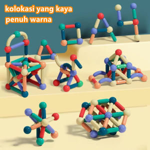 DERAMToy COD Mainan Magnet Stick Balls Anak Dengan Kotak Magnetic Building Blocks Edukasi Mainan Susun Puzzle Kreatifitas Toys and Sensory