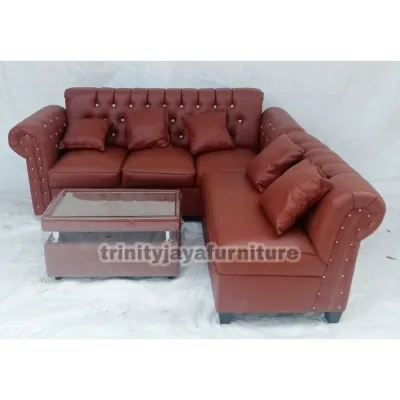 Sofa Terlaris L Kancing /trinityjayafurniture