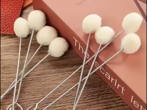 5pcs Wool Dauber Applicator Metal Handle For Dye And Paint Leather Craft
