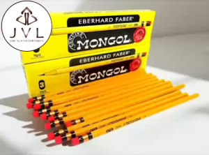 36pcs/3box Mongol Pencil No. 2(Medium) Mongol Fine Pencil Point with Soft Eraser School Supplies