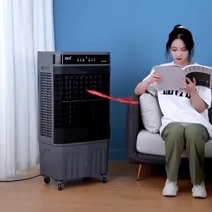 🔥🔥 [In Stock] CHRIS Air Cooler 40L Portable Air Conditioner Fan Fast Cooling Remote Control Air Cooler Aircond Air Cooling Fan Kipas Angin Sejuk 冷风机