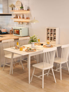 DONGMU | Adjustable Foldable White Rectangular Table