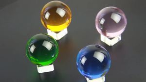 30mm Quả Cầu Pha Lê Chụp Ảnh Quả Cầu Thủy Tinh Trong Suốt Để Trang Trí Nhà Đồ Trang Trí Phong Thủy Đồ Thủ Công Để Bàn Đầy Màu Sắc