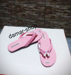 sandal anak wanita/perempuan model jepit pita pariasi terbaru pashion kekinian COD size 26 nyampe 40 real pick