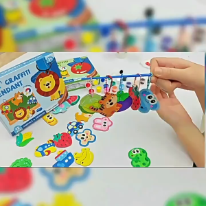 DIY Graffiti Kit for Refrigerator Magnet Key Chain Clothing Leather Label Personalized Bookmark DIY Plain Leather Graffiti Decorative Toy Premium Soft Vegan Leather Graffiti Pendant Kit for Teens and Adults