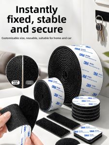 3M | Double Sided Strong Self Adhesive Magic Tape for Clothes Shoes Cars Floor Mats