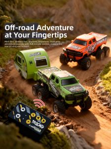 JJRC | Desktop RC Car 6-Wheel Off-Road Electric Pickup Toy