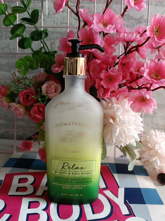 Bath and Body Works Aromatherapy Relax Body Lotion Hawaiian