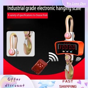 300kg/500kg mini crane scale industrial hook hanging weight digital lcd display