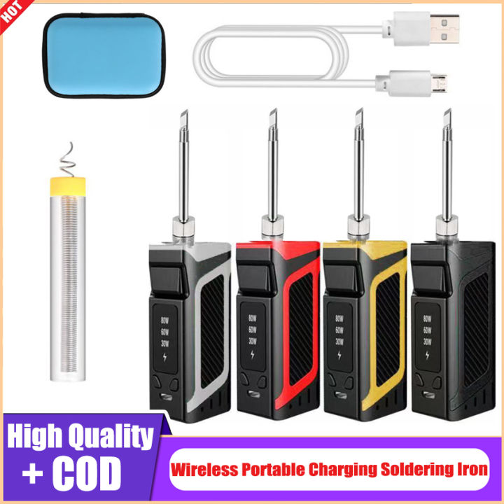 【High Quality】30w/60w/80w Battery Soldering Iron Wireless Portable ...