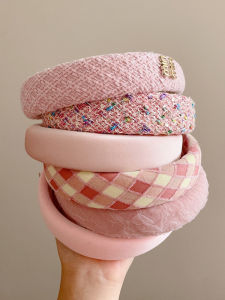 PINK EMPRESS | Face-Slimming High Crown Pink Hairband