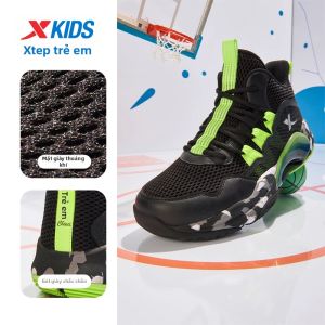 XTEP | Giày Bóng Rổ Cổ Cao Cho Bé Trai