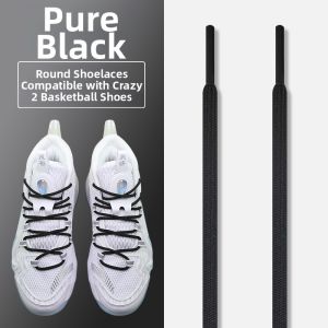 Original Anta KT7 Basketball Shoe Laces Sports round Knitted Cotton Polyester Rope for Crazy 4 Series And Heavy Duty Basketball Shoes