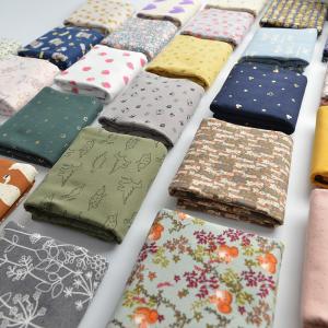 Cute Flower Patterned Cotton Flannel Autumn Winter Cloth