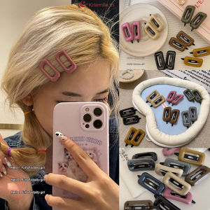 C.three Candy Color Mini Bangs Clip Sweet Cute BB Clip Creative Square Hair Accessory