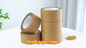 TapeZ Self-Adhesive Kraft Paper Tape 48mm/60mm 150m Strong Adhesion Hand Tearable No Residue Eco Carton Sealing