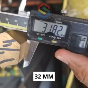 Segi enam 32 mm kuningan hexagonal brass