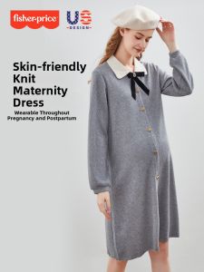 fisherprice | New Autumn Long Fashion Dress Pregnancy Outfits