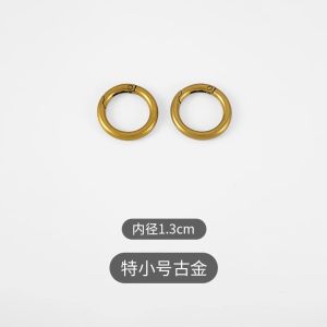 Vòng Khóa Kim Loại Tròn Phụ Kiện Túi Xách Khóa Móc Treo Chìa Khóa Vòng Tròn Mở Trang Sức Thời Trang Phụ Kiện Giày Dép