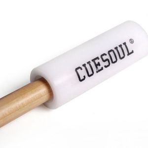 CUESOUL เครื่องมือเหลาปลายแถว66มม. สำหรับหัวคิวโต๊ะพูลปลายพอดี10-14มม.