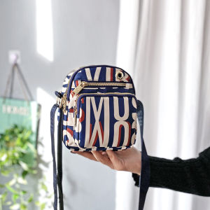 Túi Xách Nữ Vải Oxford Chống Thấm Nước Vải Bố Nhiều Lớp Mini Crossbody Nhẹ Túi Đựng Điện Thoại Nylon Một Vai Thời Trang Sành Điệu Thoải Mái