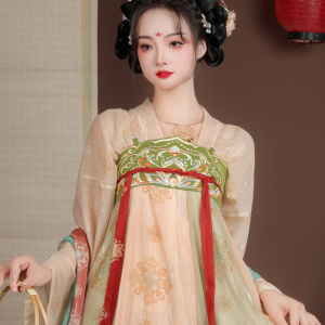 Original Hanfu Womens Tang Style Embroidered Bust Length Skirt Spring Autumn Daily Student Ancient Costume Super Fairy Tale