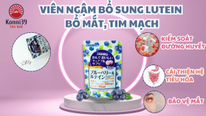 VIÊN NGẬM BỔ SUNG LUTEIN (GÓI 120 VIÊN - VỊ VIỆT QUẤT)