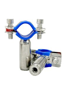 Stainless Steel 304 Pipe Support Bracket with Gasket for Water Pipe Threaded Inner Threaded Pipe Clamp PVC Pipe Bracket