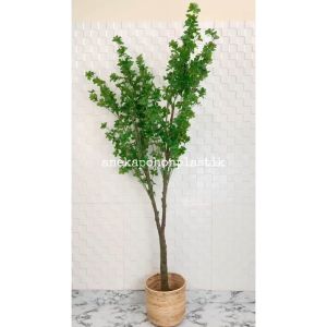 Pohon Artificial Tanaman Hias Daun Semanggi T170 Latex Cover Pot Rotan Ulir Hiasan Dekorasi Cafe Aesthetic