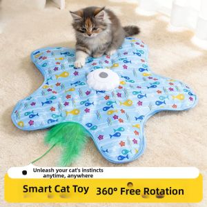 HUAZINIAO | Automatic Spinning Pet Toy Star Self-Entertaining Interactive Hide-and-Seek Cover
