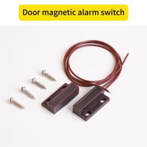 MC-38 Magnetic Door Window Sensor Detector Compact Easy Install Normally Closed or Open for Home Security Alarm System